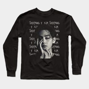 Kim Taehyung  BTS V Long Sleeve T-Shirt